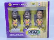 Los Angles Lakers Bobblehead Set Kobe Shaq Rick Fox Play Makers Upper Deck Rare