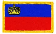Patch Embroidered Patch Flag Liechtenstein Thermoadhesive