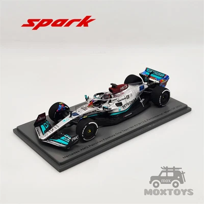 Spark 1:43 2022 F1 MBPetronas W13E N0.63 G.Russell Miami Car