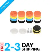 3-Inch Foam Buffing Pads Set for Car Polishing, Waxing, & Sealing Glaze