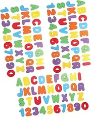 jojofuny 3 Set Bath Foam Letters Numbers Educational Shower Play for Foam Alphabet Learning for Fun Bath Early Learning Activities