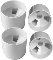 EXHUMKY 4pcs Golf Training Holder Cups Durable Golf Hole Putting Cups for Practice Lightweight Golfing Equipment for Skill Improvement