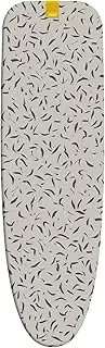 Joseph Joseph Ironing Board Cover 110 X 33Cm, Cotton with Silicone Iron Rest- for Use with Glide Compact, Ecru Scatter
