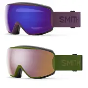 Smith Women's Moment Ski Snowboard Snowmobile ChromaPop Mirror Lens, Small Fit