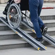 CostwayAluminum Adjustable Loading Wheelchair Telescoping Track Ramp