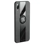 For Meizu Note 8 Case Fabric Cloth Magnetic Ring Holder Anti-drop Breathable Cooling Cover for Meizu Note 8 Funda