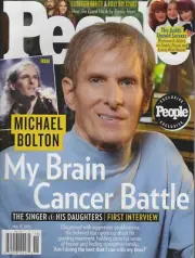 People Magazine May 12th 2025 Michael Bolton Brain Cancer Battle