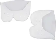 2Pairs Gel Toe Protectors Flexible Cushion Sleeves for Relief Breathable Toe Caps for Blisters Hotspots for Ballet Sandals Everyday Wear