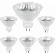 GU5.3 35W 12V Halogen Bulb, MR16 Halogen Spot Bulb, pack of 6