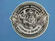 BEER STICKER: COURTYARD Brewing Co ~ New Orleans, LOUISIANA; Existence Elsewhere
