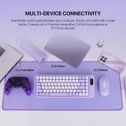 Fantech GO MOCHI85 Wireless Keyboard and Mouse Combo (Purple)