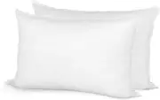 Hometex Throw Pillow Insert 20" X 36" Polyester Filled Standard Cover (2 Pack)