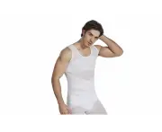 Men's Invisible Tummy Shaping Slim wear Vest- White