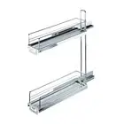 Kitchen Pull out Slide Cabinet Storage Organizer Spice Bottle Rack Holder Basket