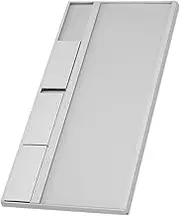 HOMSFOU Office Accessories Aluminum Alloy Workstation Name Tag Desk Name Plate Holder Role Clarity