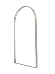 Contour Arch Mirror Frame Only in Brushed Chrome