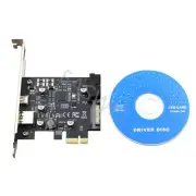 PCI-e To USB3.1 Type-C Expansion Card / PCIe To USB 2.4A Fast Charge+19PIN