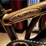 BROMPTON 小布折疊車金屬仿銅車標 小布橢圓標三色可選 (F+) / BIKEGANG