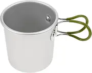 Totority Outdoor Aluminium Alloy Folding Camping Cup Lightweight Portable Water Mug for Hiking Travel Durable Design with Sturdy Base Easy to Hold for Tea Coffee