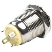 Reliable Indicator Light Metal Push Button Switch Waterproof LED 12V24V