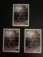 1992 Upper Deck Michael Jordan #23 3 Card Lot Bulls HoF Nm-Mint Grade Ready
