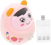 Toddmomy Battery Powered Musical Tumbler Doll Comforting for Engaging Early Learning Play Soothing Melody Design
