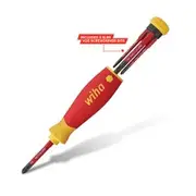 WIHA 4in1 VDE Magazine Style SlimBit Screwdriver Set 45296