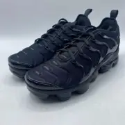 Nike Vapormax Plus Triple Black 924453-004 Men's Size 8 / Women's 9.5 NEW