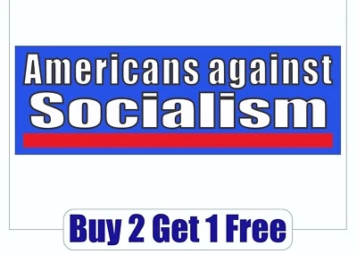 Americans Against Socialism 2020 Bernie Sanders Bumper Sticker - GoGoStickers