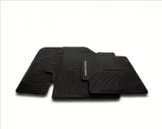 Genuine Toyota 2PC All Weather Mats Black Front Handler PT908-48G0W-02