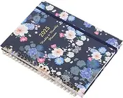 Healvian 2025 Planner Notebook A5 Spiral Notebook for Daily Weekly Monthly Planning Office and School Use