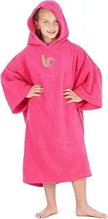 Changing Robe - Premium 100% Cotton Poncho For Beach, Surfing, Swimming, Triathlon, Indoors and Outdoor Activities - Child