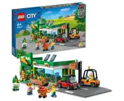 LEGO City 60347 Grocery Store, Shop, Forklift and Road Plates for Kids - Perfect Gift for Kids