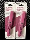 2pk B PURE PLUM MAUVE PLUMPING GLOSSY LIP BALM STRAWBERRY GRAPE SEED EXTRACT