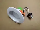 5 pack 4" LED Retrofit Light Recessed 10W Dimmable Ceiling Downlight w/ Adapter