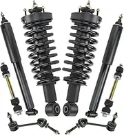 Front & Rear Suspension Kit Compatible with Front & Rear 2003-2011 Ford Crown Victoria Lincoln Town Car Mercury Grand Marquis