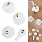 20/50pcs Mirror Wall Hanging Fixing Kit Frameless Plastic Wall Mounting-Clips