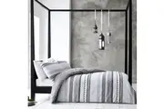 Gabrielle Grey Quilt Cover Set Queen