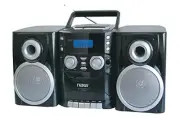 Portable CD Player Boombox with AM/FM Stereo Radio Cassette With Cassette