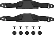[OTOTEC] 1 Pair Adjustable Hole Shoes Back Strap Shoelaces Canvas Removable Laces with Fixed Buckle for Croc shoes Long 23.3cm/33.7cm