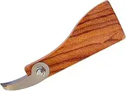 Holibanna Pottery Tool Clay Sculpting Loop Trimming Scraper V-Shape Smooth Surface Scraper Wood Grip