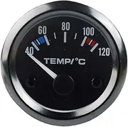 ESUPPORT Universal Car 2" 52mm Pointer Water Temp Temperautre Gauge Meter Celsius White LED Light Indicator Display Electrical