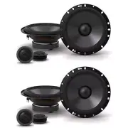 2 Pairs ALPINE S-S65C 240w 6.5 Car Audio Component Speakers with 1 Silk Tweeters