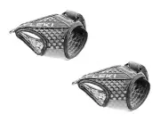 LEKI Shark Frame Strap Mesh Grey for Nordic Walking cross-Country & Skating