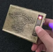 HARLEY - DAVIDSON Lighter cigarette case for 20 cigarettes pack