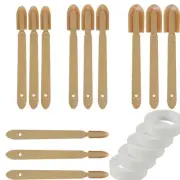 1X(Set of 17 Rubber Caulk Finishing Tool Ergonomic Caulking Applicator2040