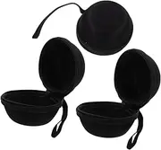 Mobestech 3pcs Storage Bag Gym Gyro Ball Carrying Case Fitness Gyro Ball Storage Gyro Ball Bag Protective Gyro Ball Pouch Gyro Ball Storage Pouch Waterproof Gyro Ball Case Black