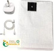 Organic Grounding Sheet 10% Silver for Bed Sleeping Therapy with Safest Ground