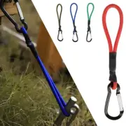 Brand New Carabiner Cord Hook Hiking Equipment Latex Tent Elastic Rope Cord