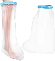 NOLITOY Waterproof Foot Covers Shower Shield Foot Cast Shower Cover Cast Cover for Shower Cast Cover for Foot Shower Cover for Foot Cast Shower Cover Leg Foot Covers for Feet Shower Boot